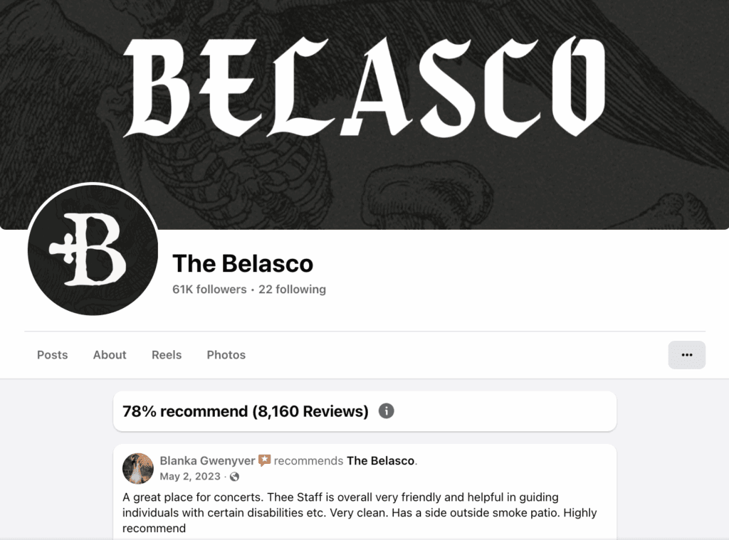 facebook business reviews