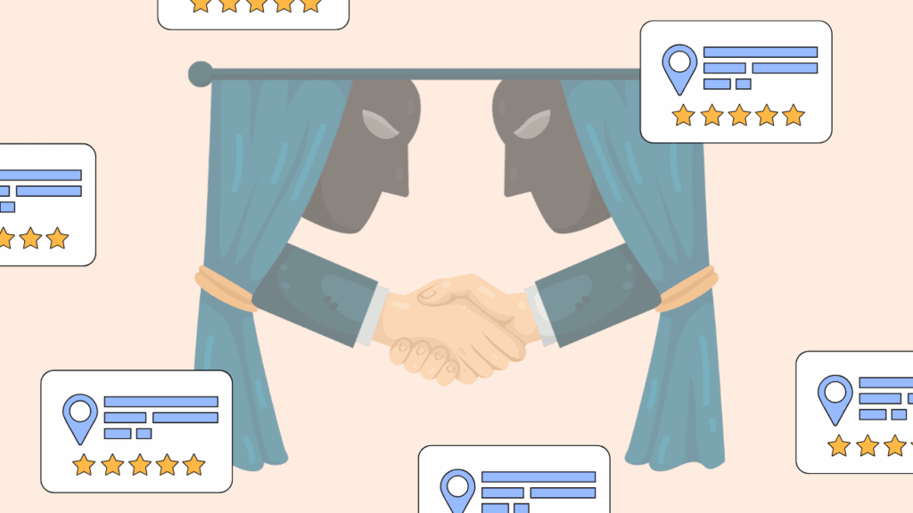 fake google reviews competitors