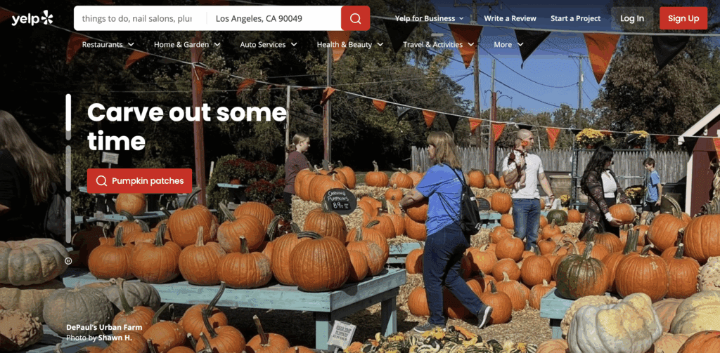 google reviews vs yelp homepage