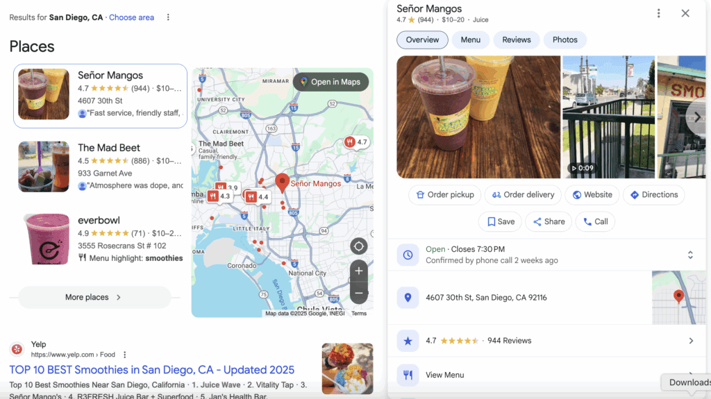google map pack GMB ranking
